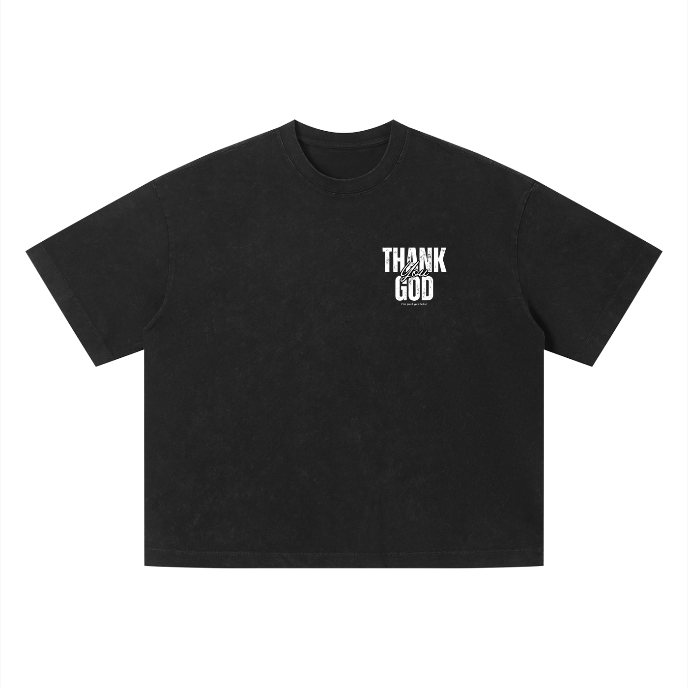 Thank God Black Tee