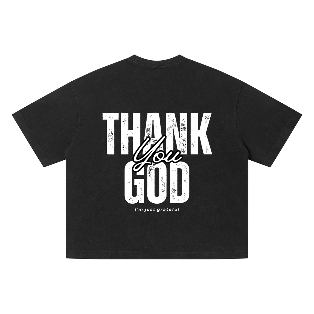 Thank God Black Tee