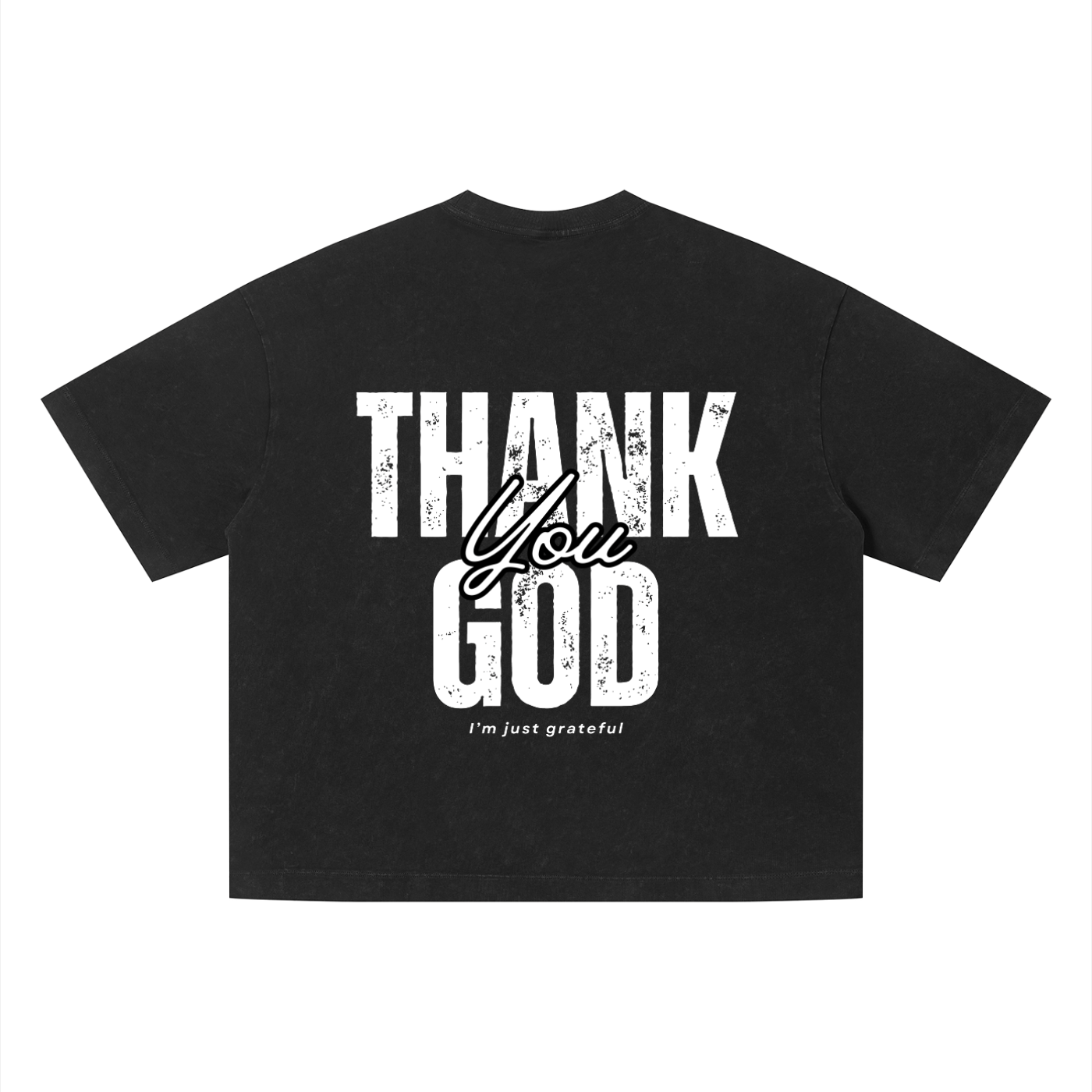 Thank God Black Tee