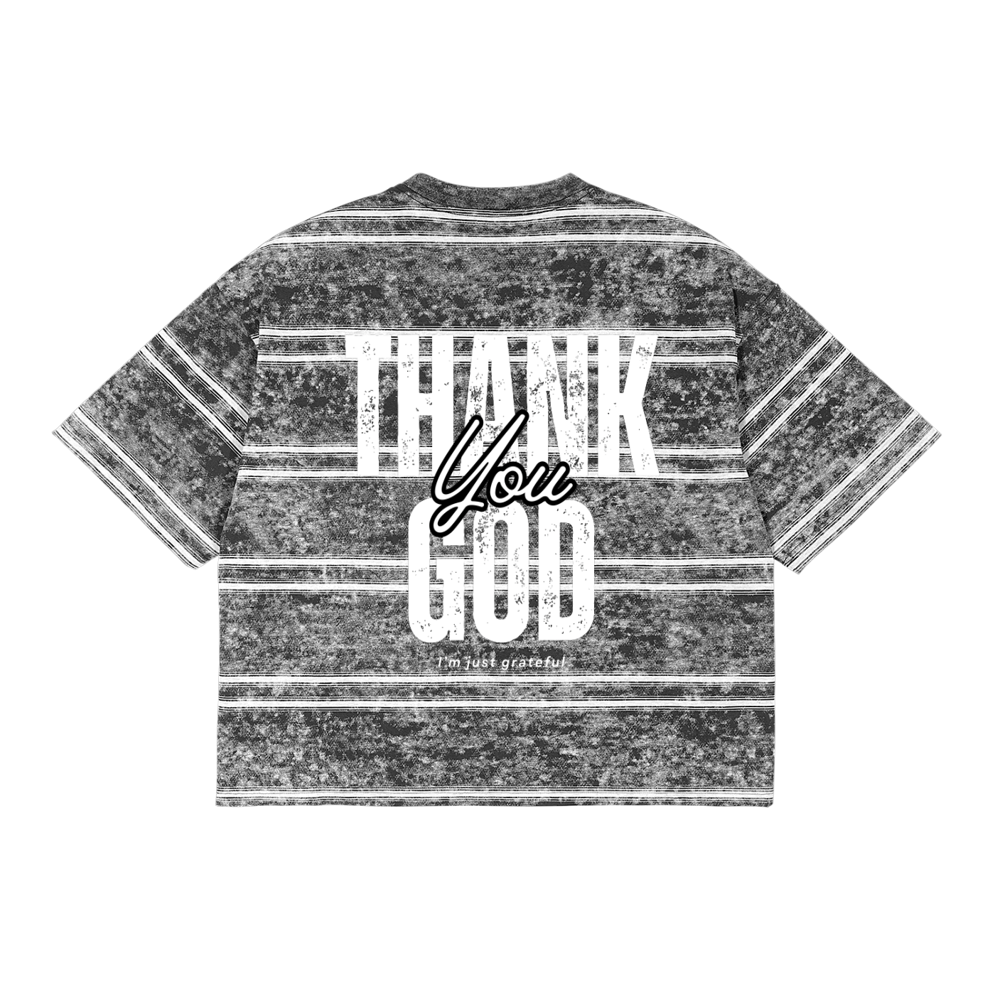Thank God grey tee