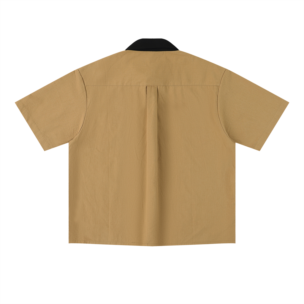 Brown Short Sleeve Shirt