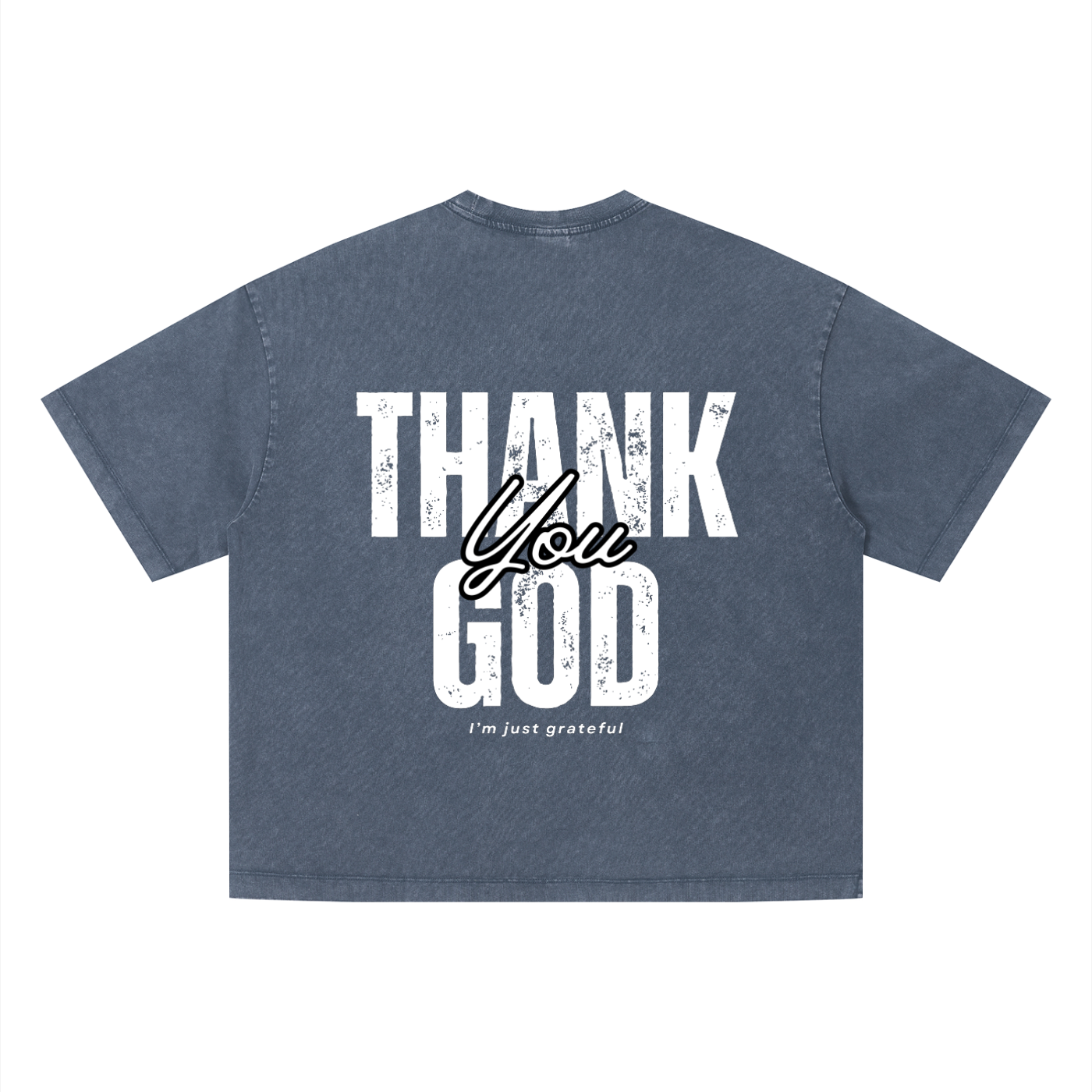 Thank God blue Tee
