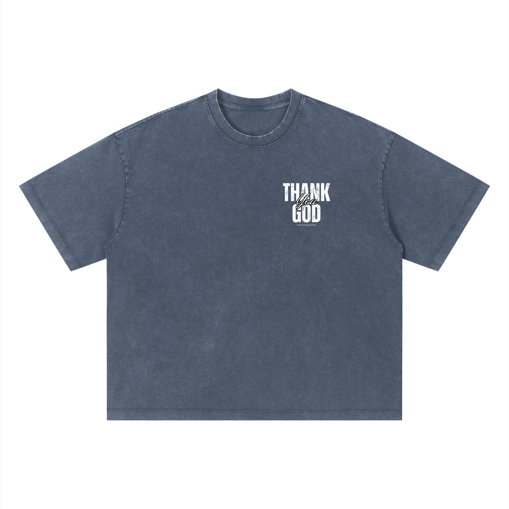 Thank God blue Tee