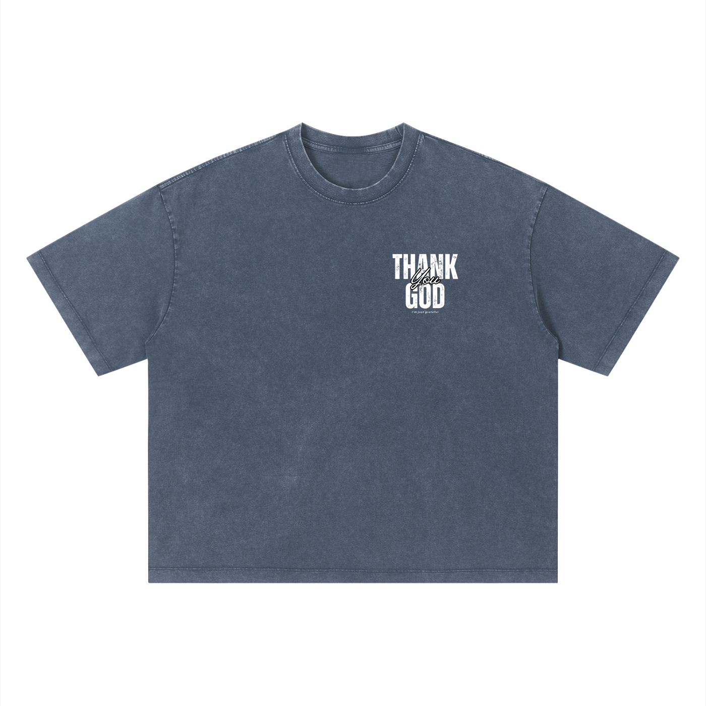 Thank God blue Tee